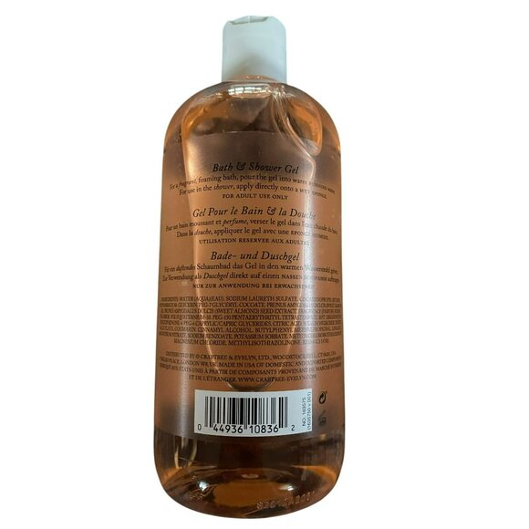 Crabtree & Evelyn Sweet Almond Oil Bath & Shower Gel 16.9 Fl oz - Picture 3 of 4